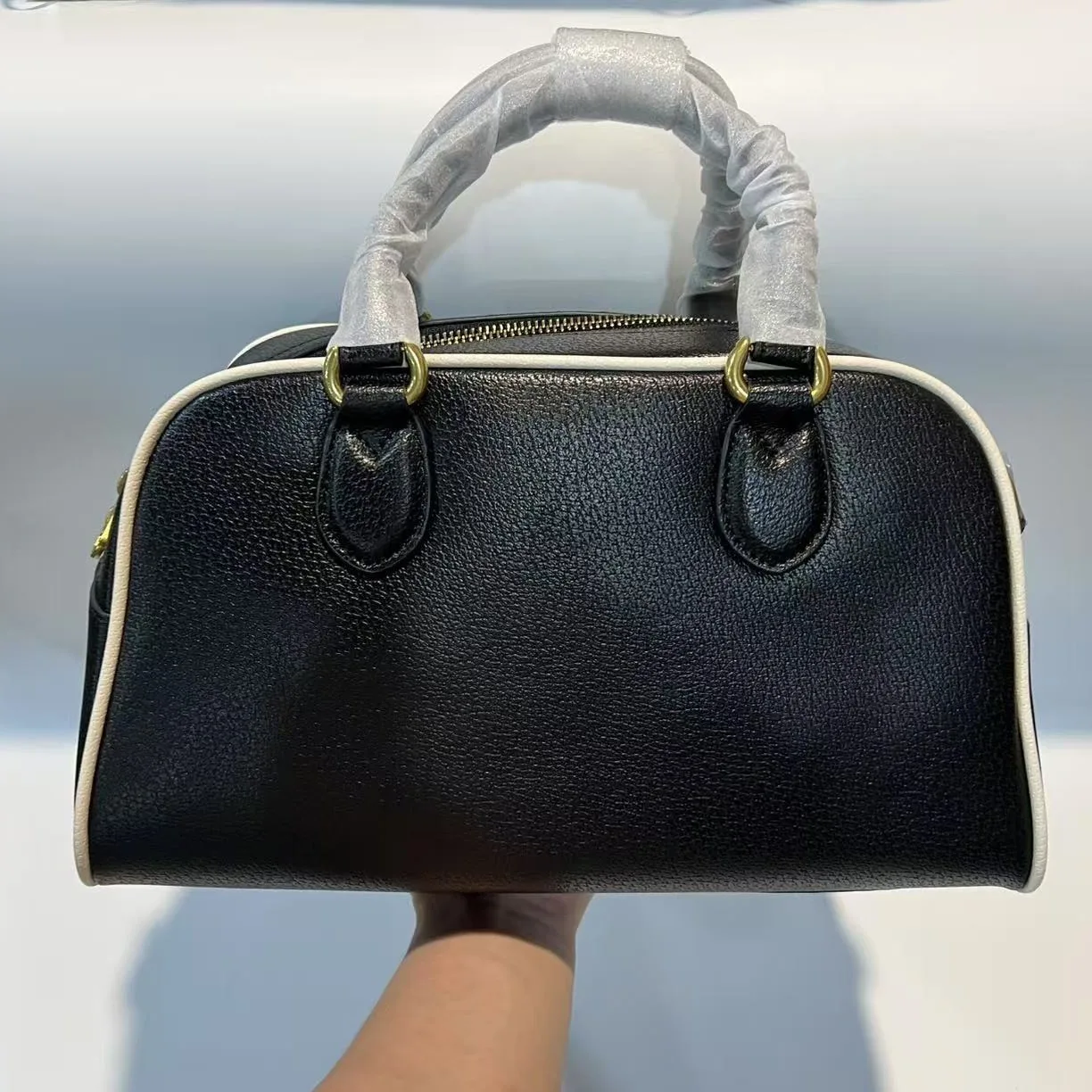 Gucci x Adidas Mini Duffle Bag Black / GG - Image 6