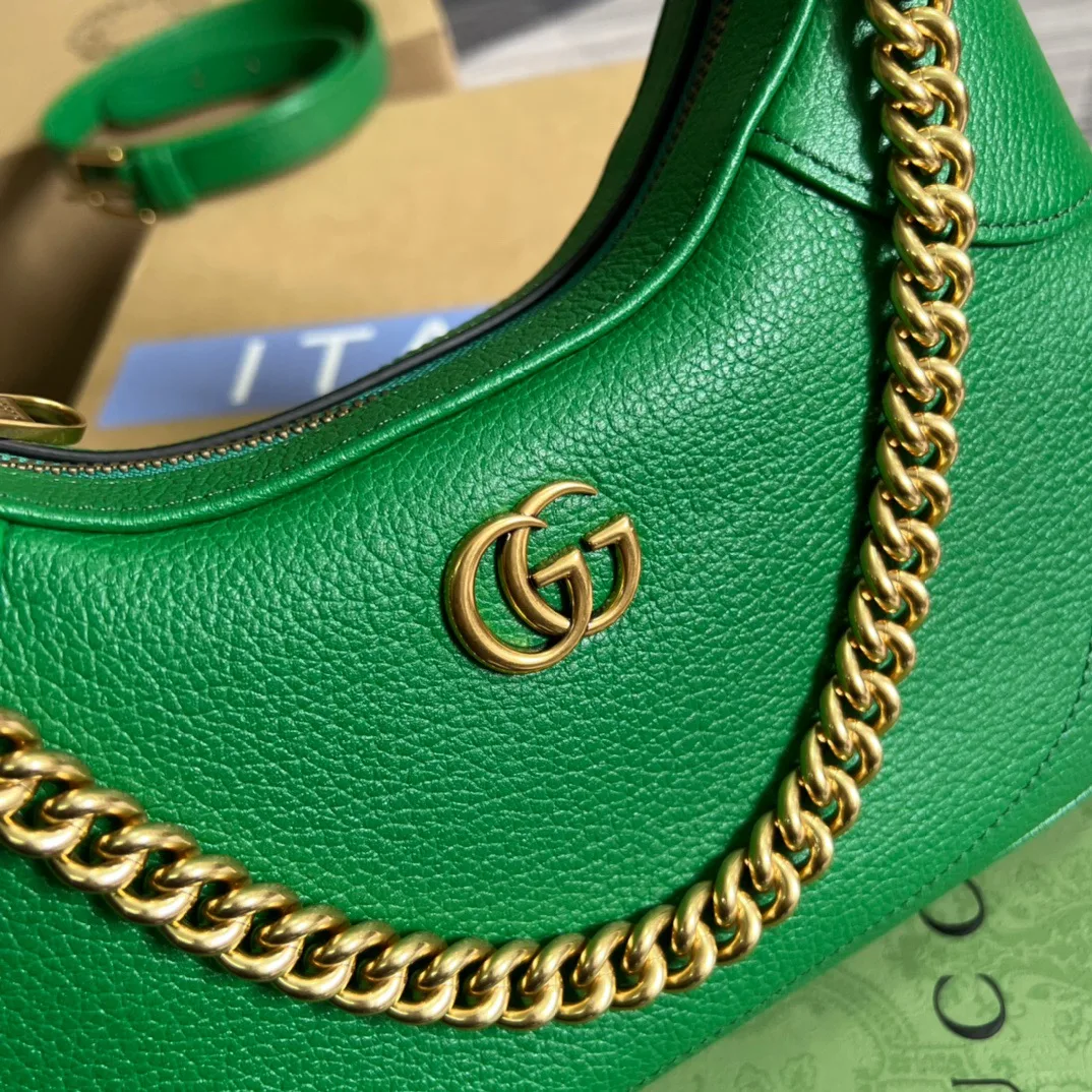 Gucci Aphrodite Small Shoulder Bag Green / - Image 5