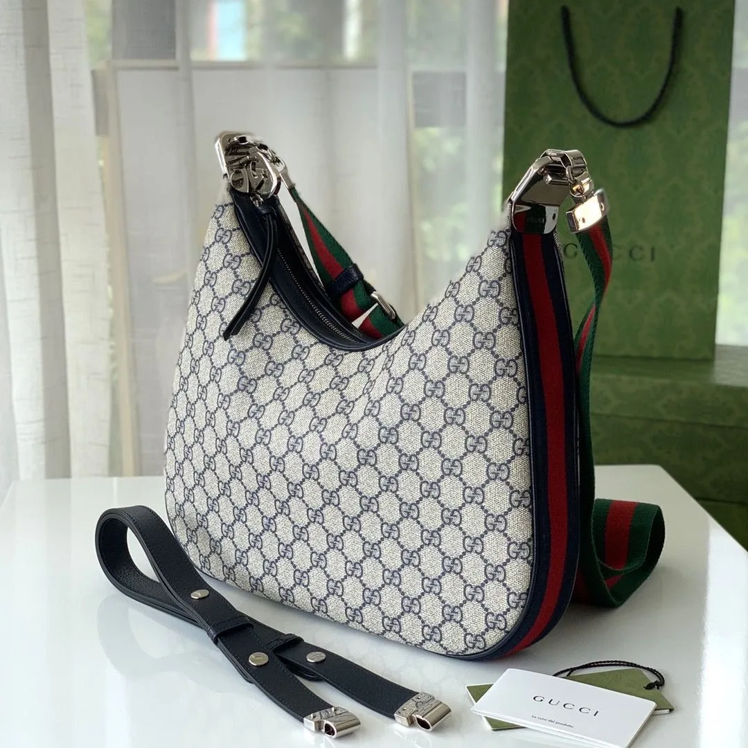 Gucci Attache Small Shoulder Bag / Beige GG - Image 5