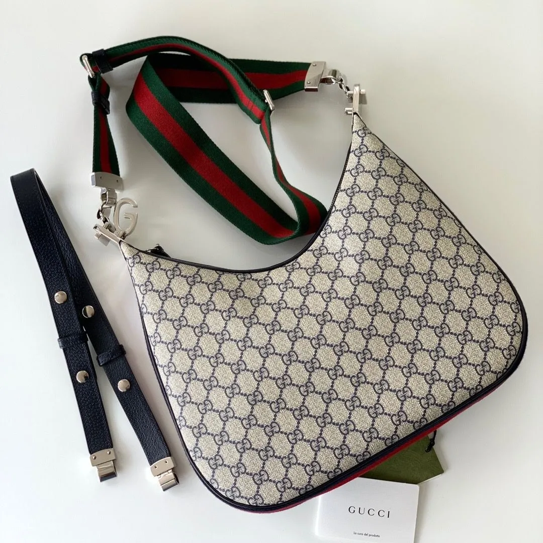 Alternative view of Gucci Attache Small Shoulder Bag / Beige GG