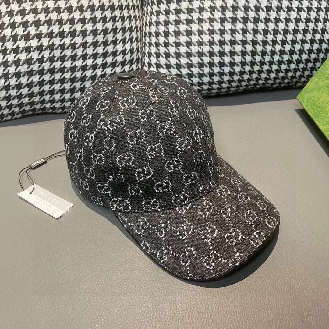 Gucci Baseball Hat Dark Grey - Image 6