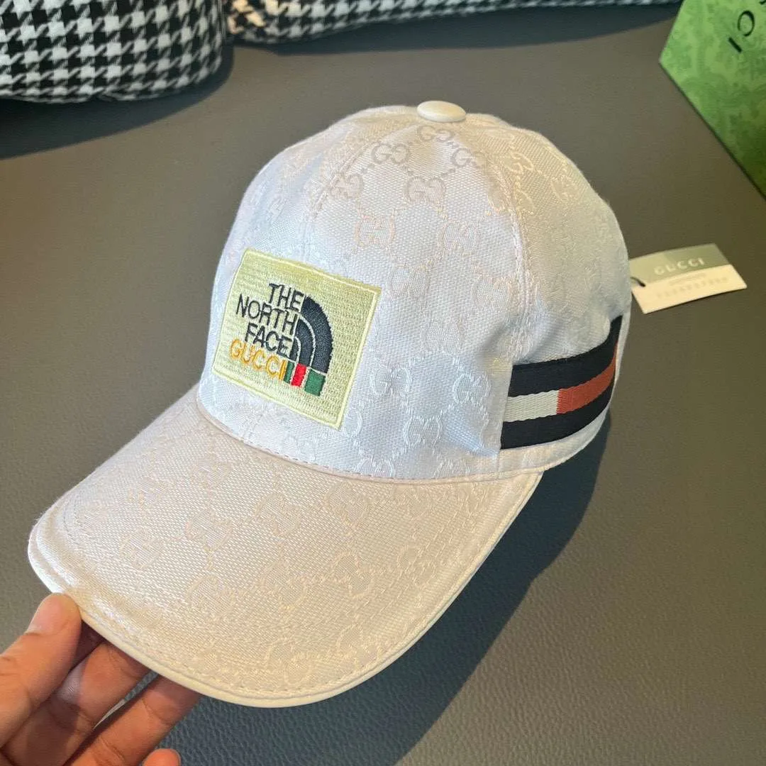 Gucci Baseball Hat White - Image 4