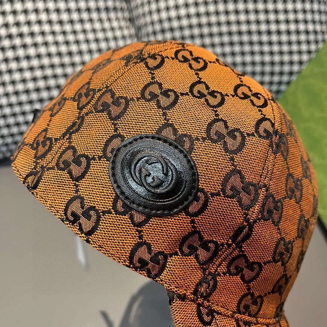 Gucci Baseball Hat Orange - Image 5