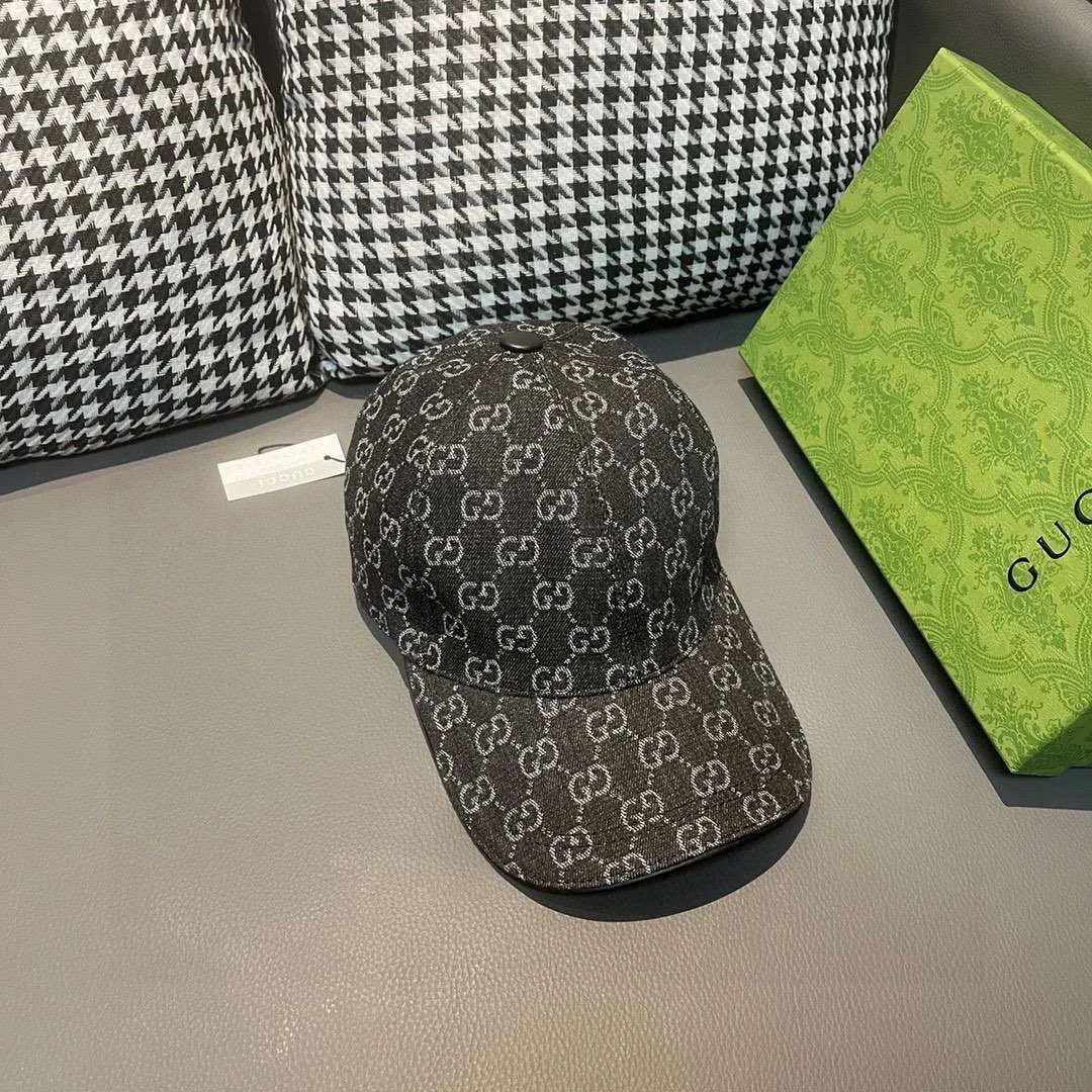 Gucci Baseball Hat Dark Grey - Image 5