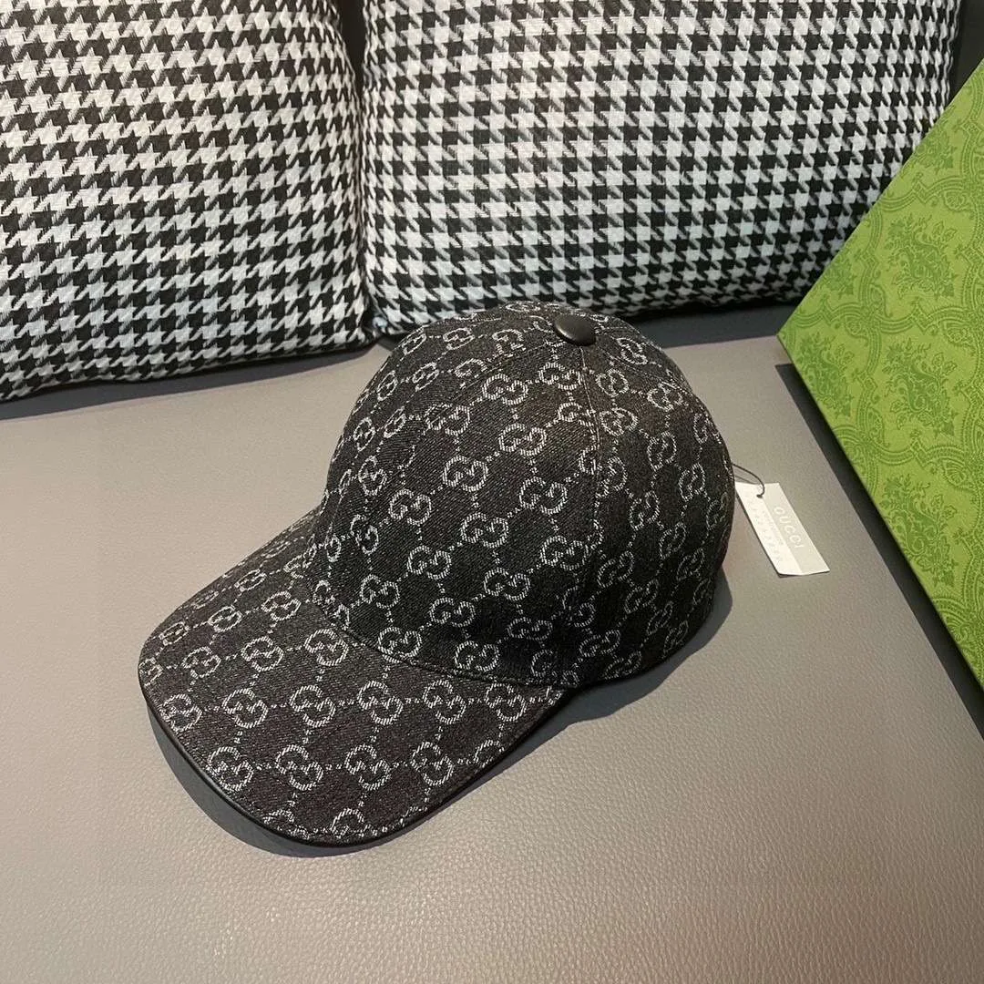 Gucci Baseball Hat Dark Grey - Image 3