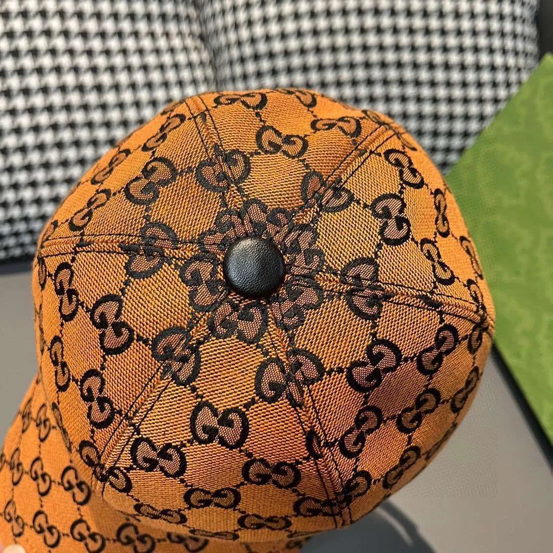 Gucci Baseball Hat Orange - Image 2