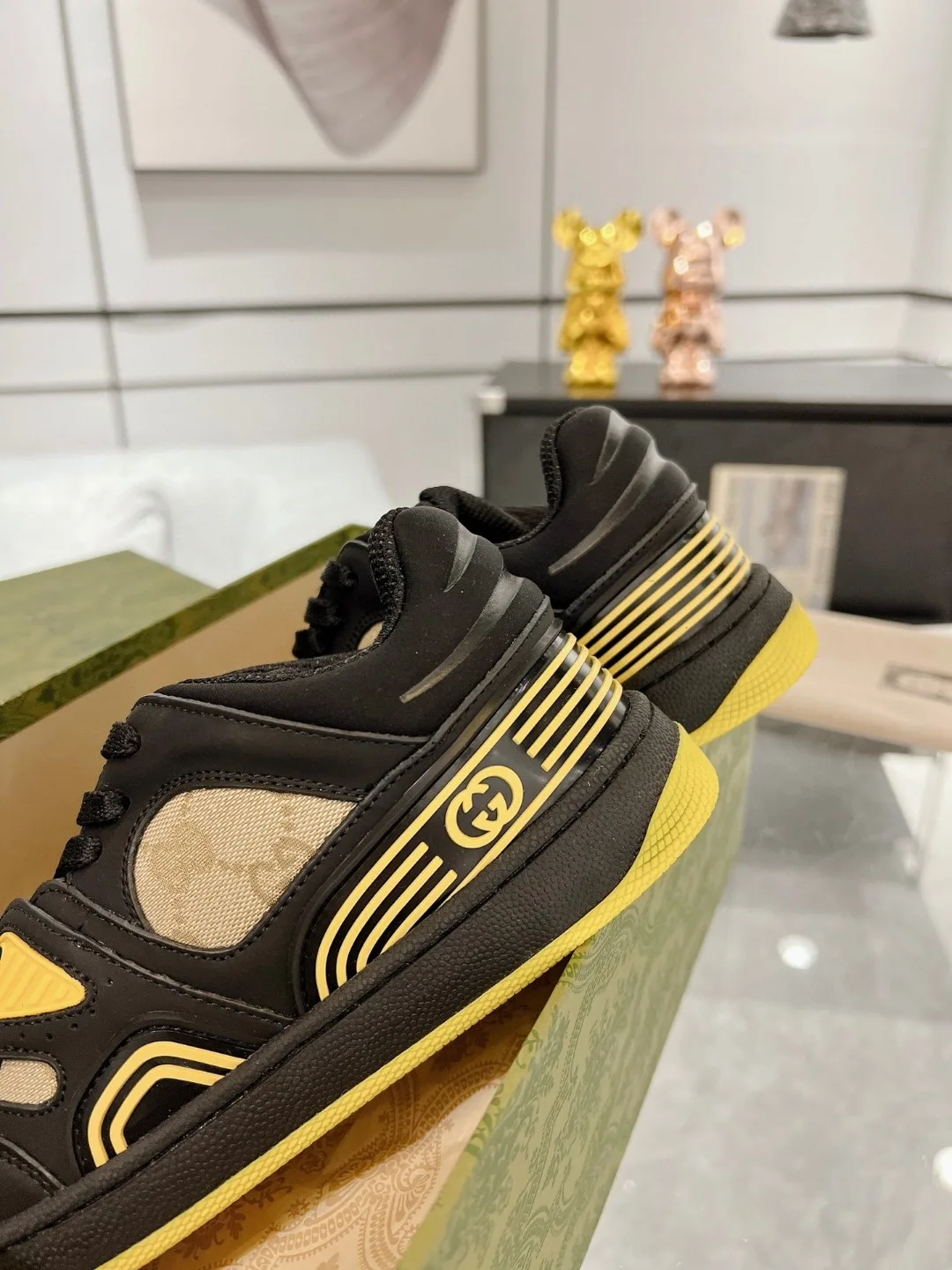 Alternative view of Gucci Basket Sneaker Black