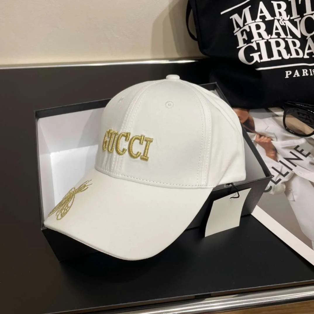 Gucci Bee Baseball Hat White - Image 6