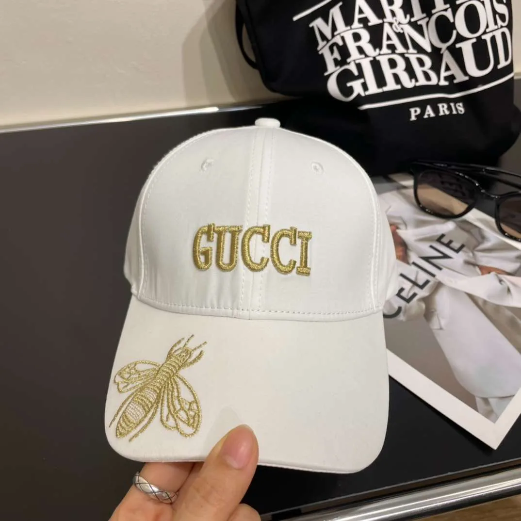 Gucci Bee Baseball Hat White - Image 5