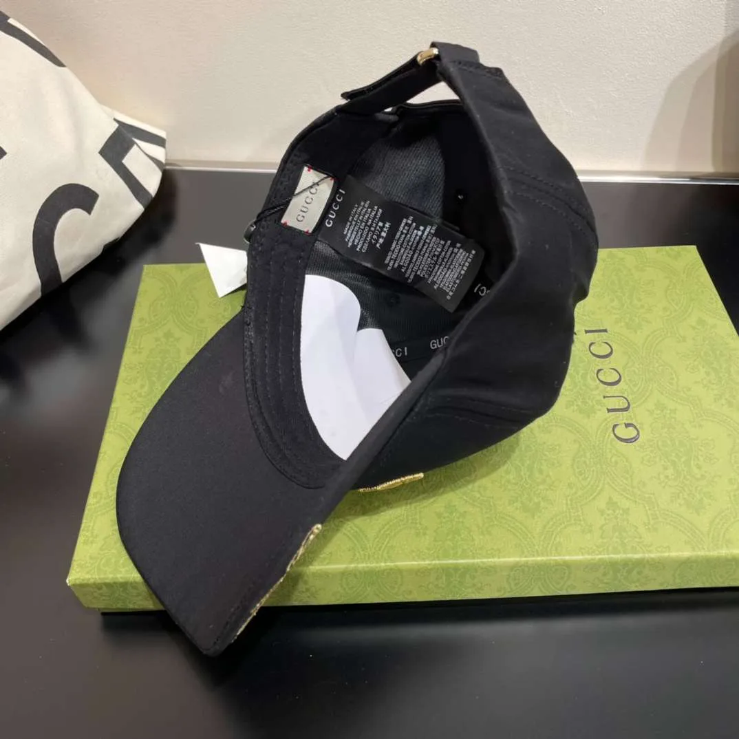 Alternative view of Gucci Bee Baseball Hat Black