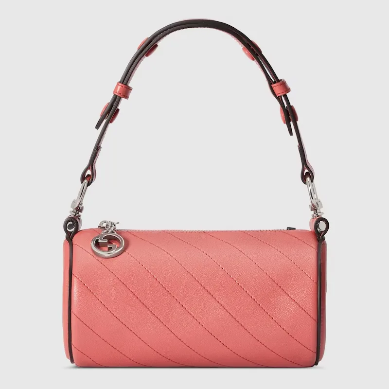 Gucci Blondie Mini Shoulder Bag / Pink Silver Hardware - Image 3