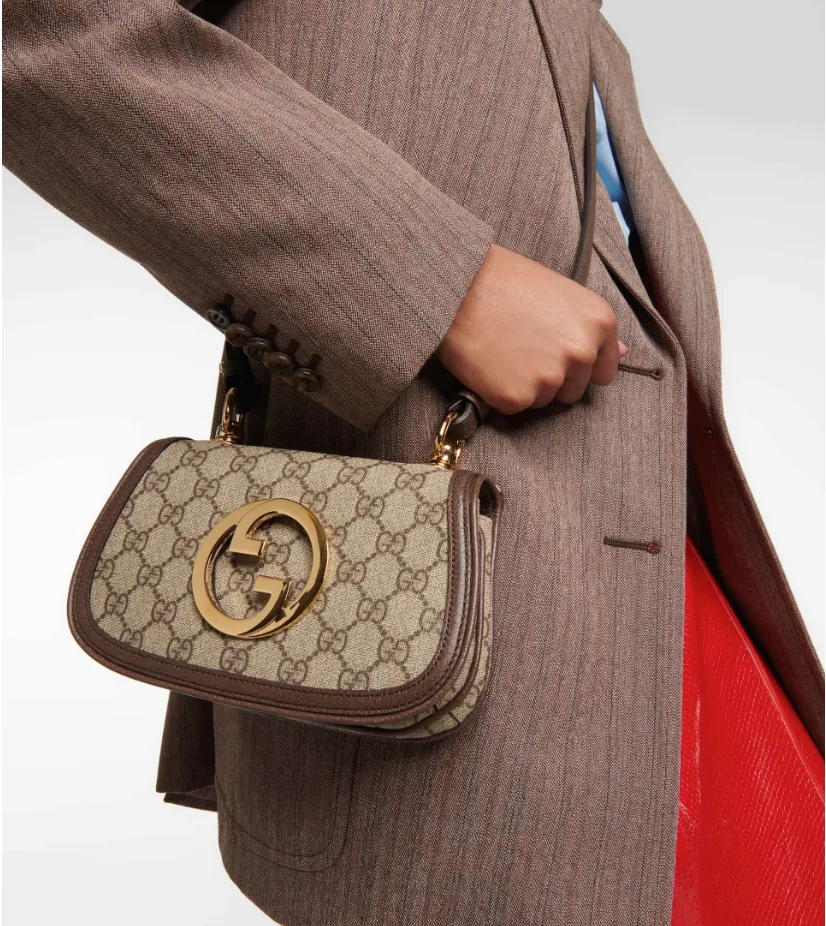 Gucci Blondie Small Shoulder Bag / Beige Gold Hardware - Image 5