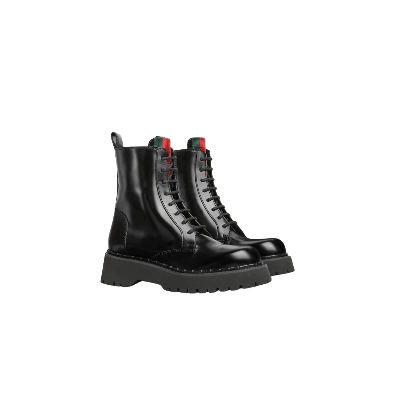 Gucci Bootie With Web Black - Image 5