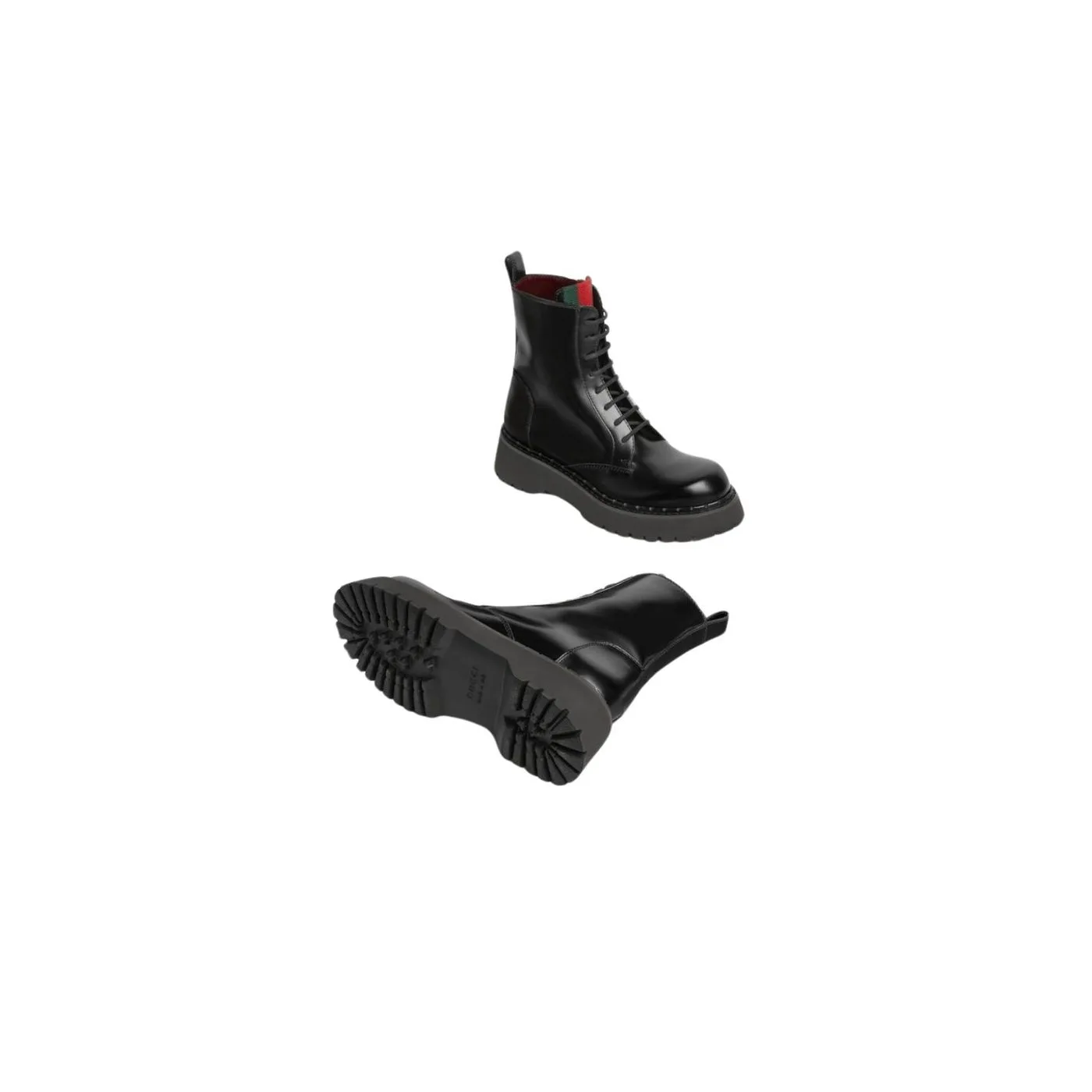 Gucci Bootie With Web Black - Image 4