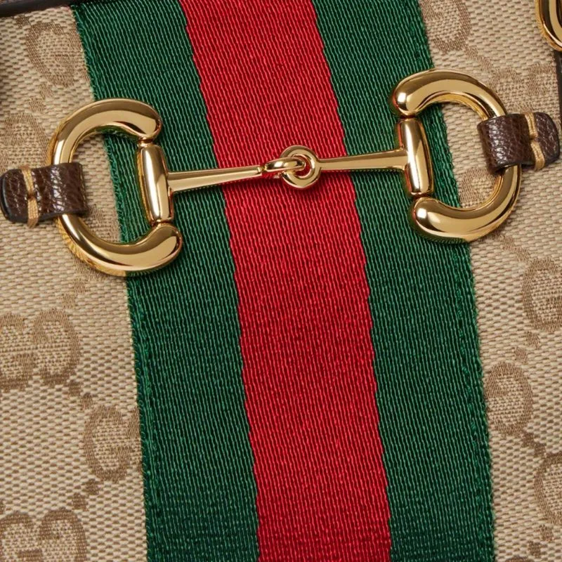 Gucci Borsetto Medium Boston Shoulder Bag / Sand Gold Hardware - Image 7
