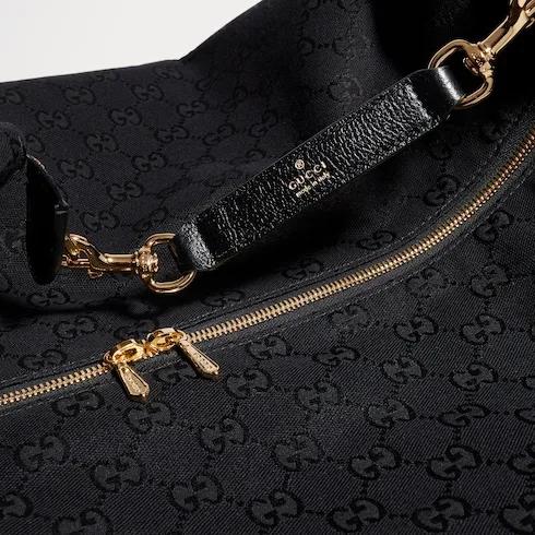 Gucci Brera Large Crossbody Bag / Grey/ Black Gold Hardware A00B49 AAHHD 1094 - Image 10