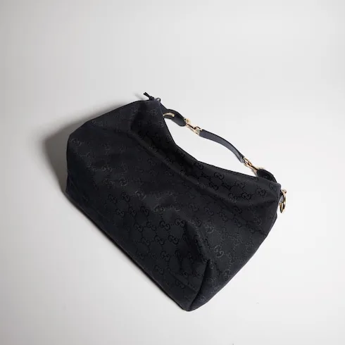 Gucci Brera Medium Crossbody Bag / Grey/ Black Gold Hardware A00B4O AAHHD 1094 - Image 9
