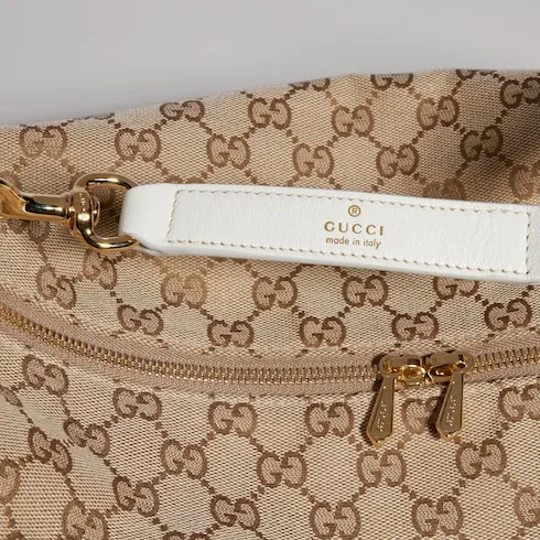 Gucci Brera Medium Crossbody Bag / Sand/ Dark Brown Gold Hardware A00B4O FAFV9 9664 - Image 11