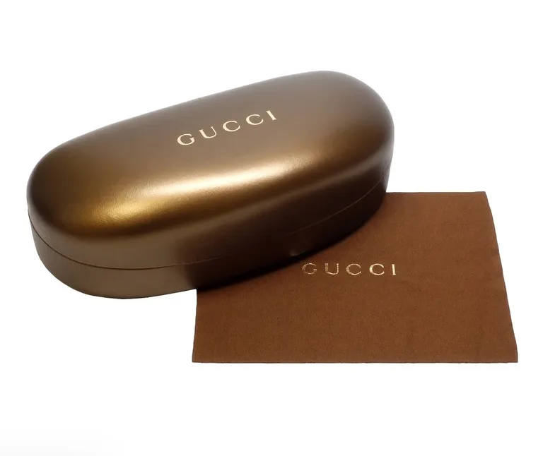 Alternative view of Gucci Bronze Clamshell Hard Eyeglass Case