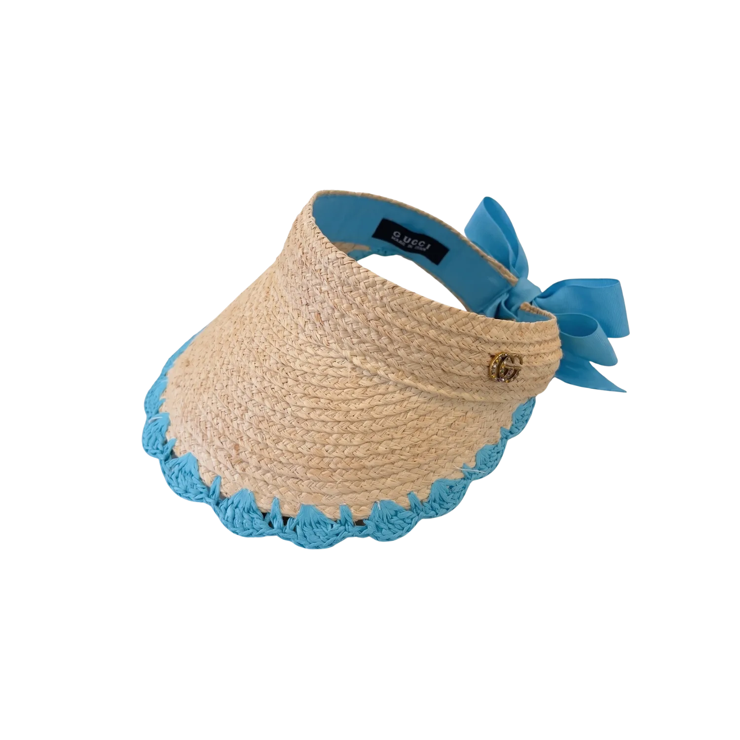 Gucci Crochet-Trimmed Visor