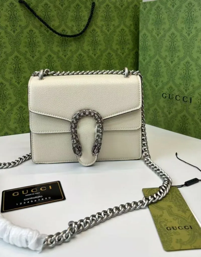 Gucci Dionysus Mini Bag White / GG - Image 4