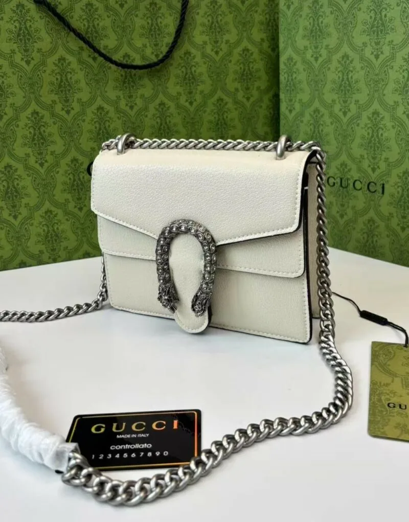 Gucci Dionysus Mini Bag White / GG - Image 5