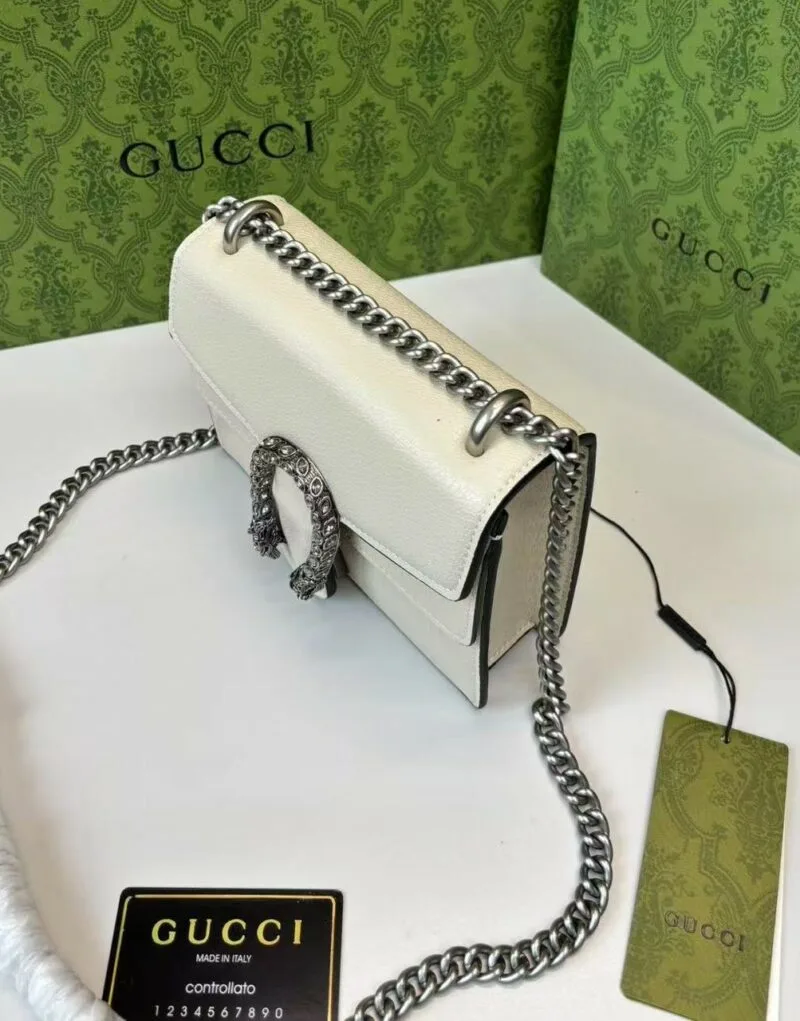 Gucci Dionysus Mini Bag White / GG - Image 6
