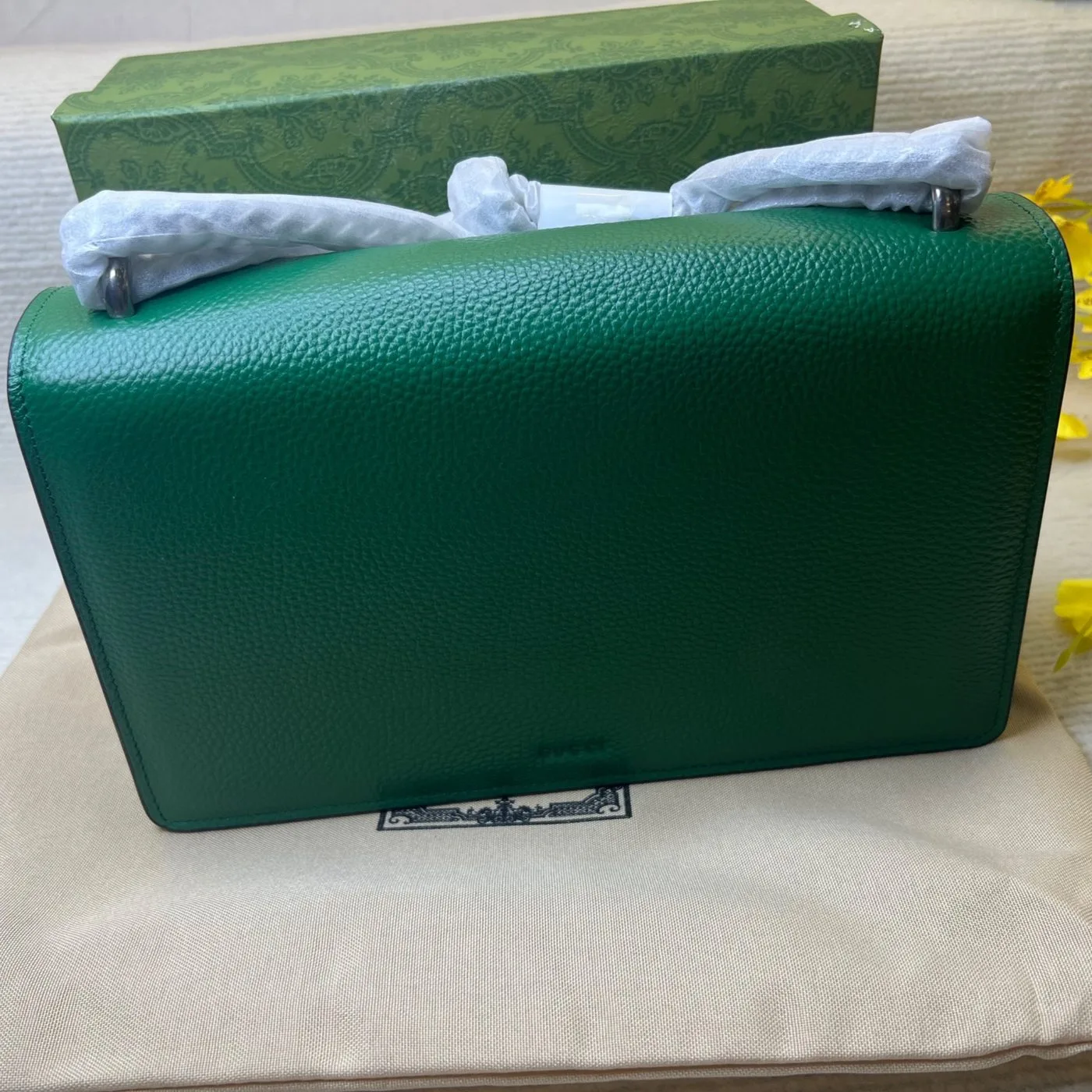 Gucci Dionysus Shoulder Bag / Green Palladium Hardware - Image 3