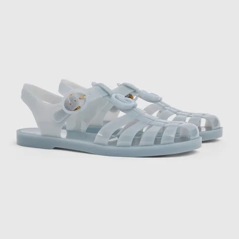 Gucci Double G Sandals Light Blue - Image 3