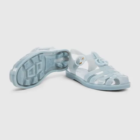 Gucci Double G Sandals Light Blue - Image 7