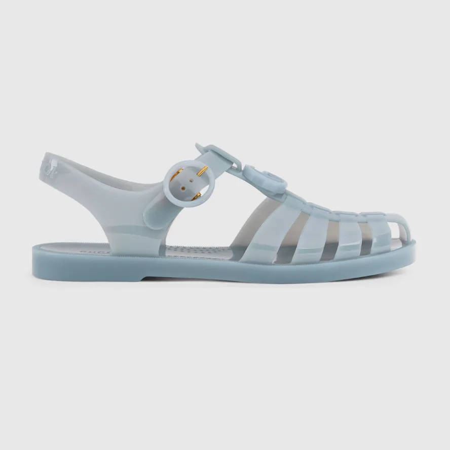 Gucci Double G Sandals Light Blue - Image 6