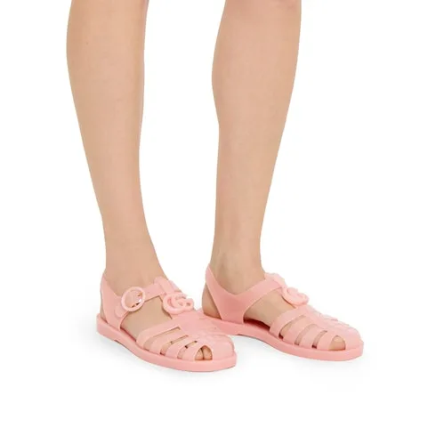 Alternative view of Gucci Double G Sandals Pink