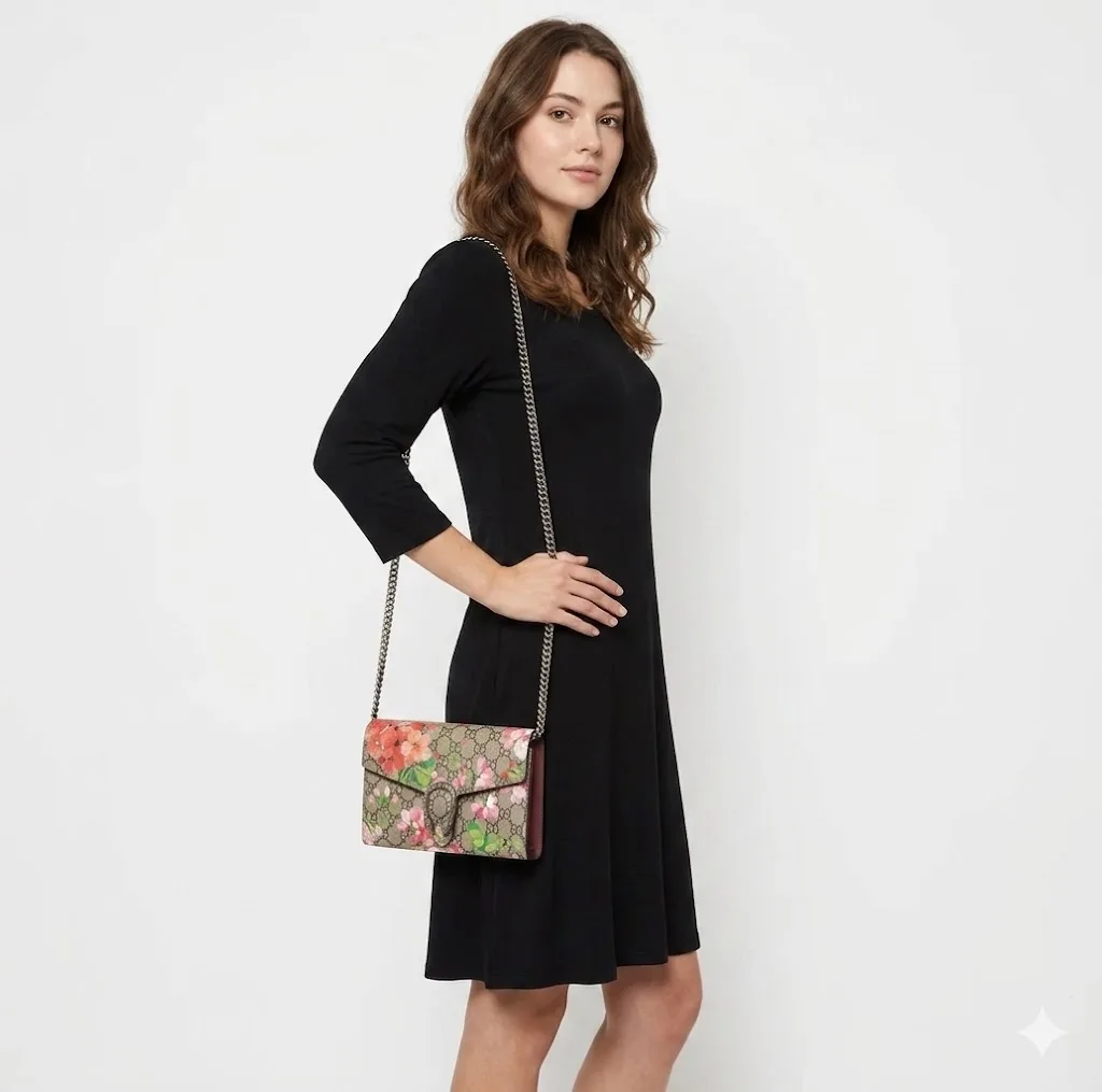 Gucci Floral WOC Dionysus Shoulder Bag / Multicolor Antiqued Silver Hardware - Image 5