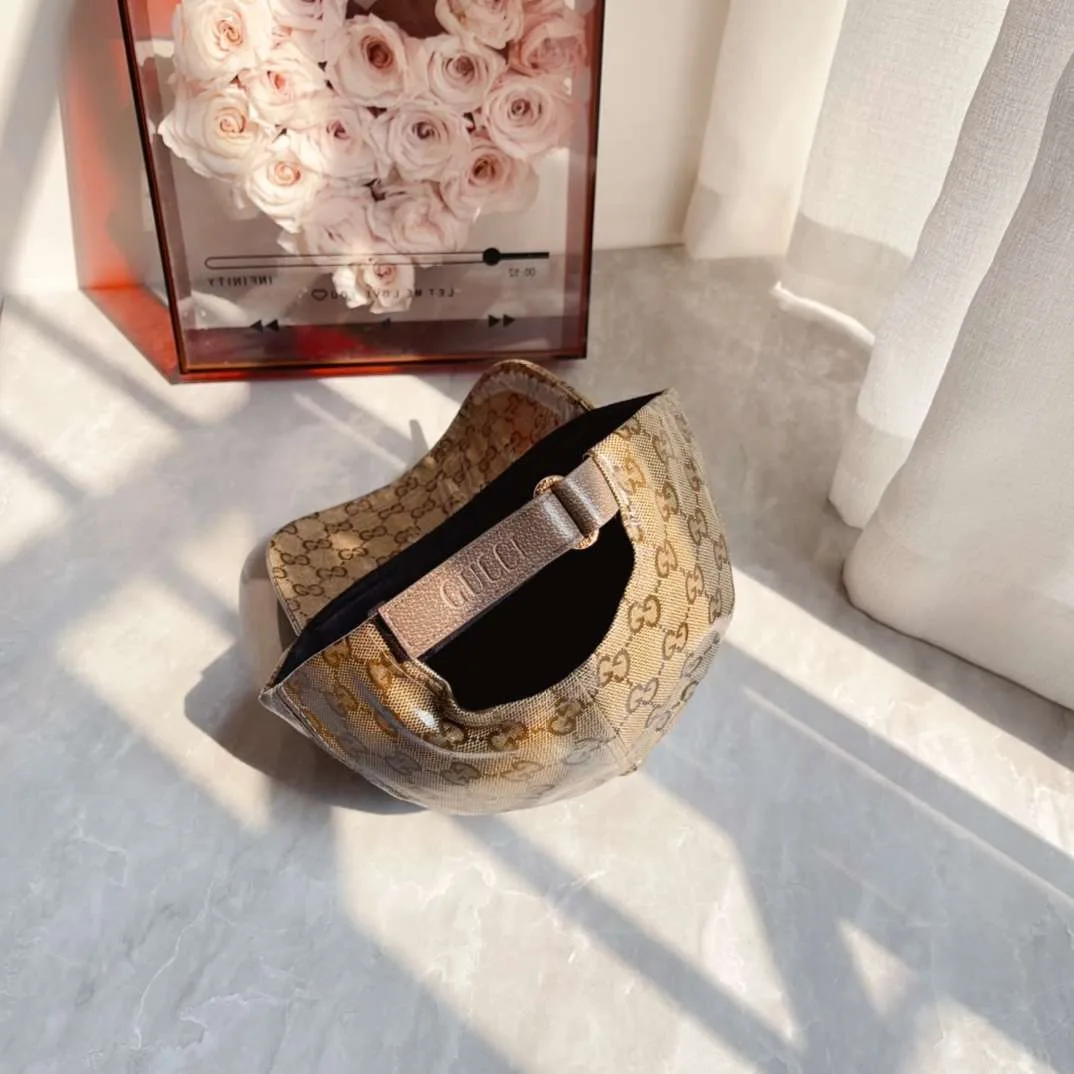 Gucci GG Canvas Baseball Hat Brown - Image 7