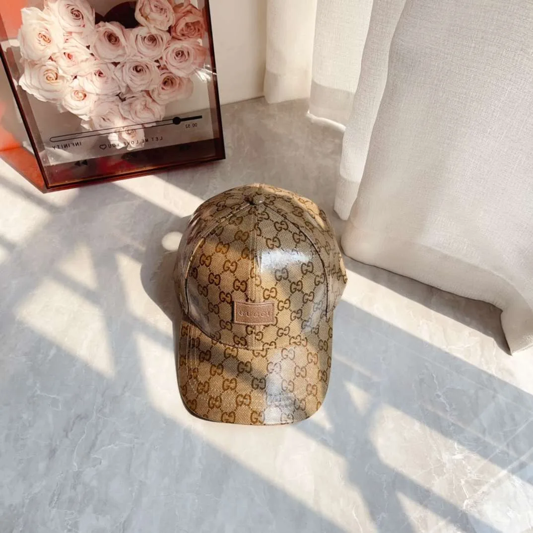 Gucci GG Canvas Baseball Hat Brown - Image 4