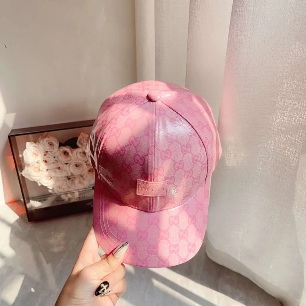 Alternative view of Gucci GG Canvas Baseball Hat Pink