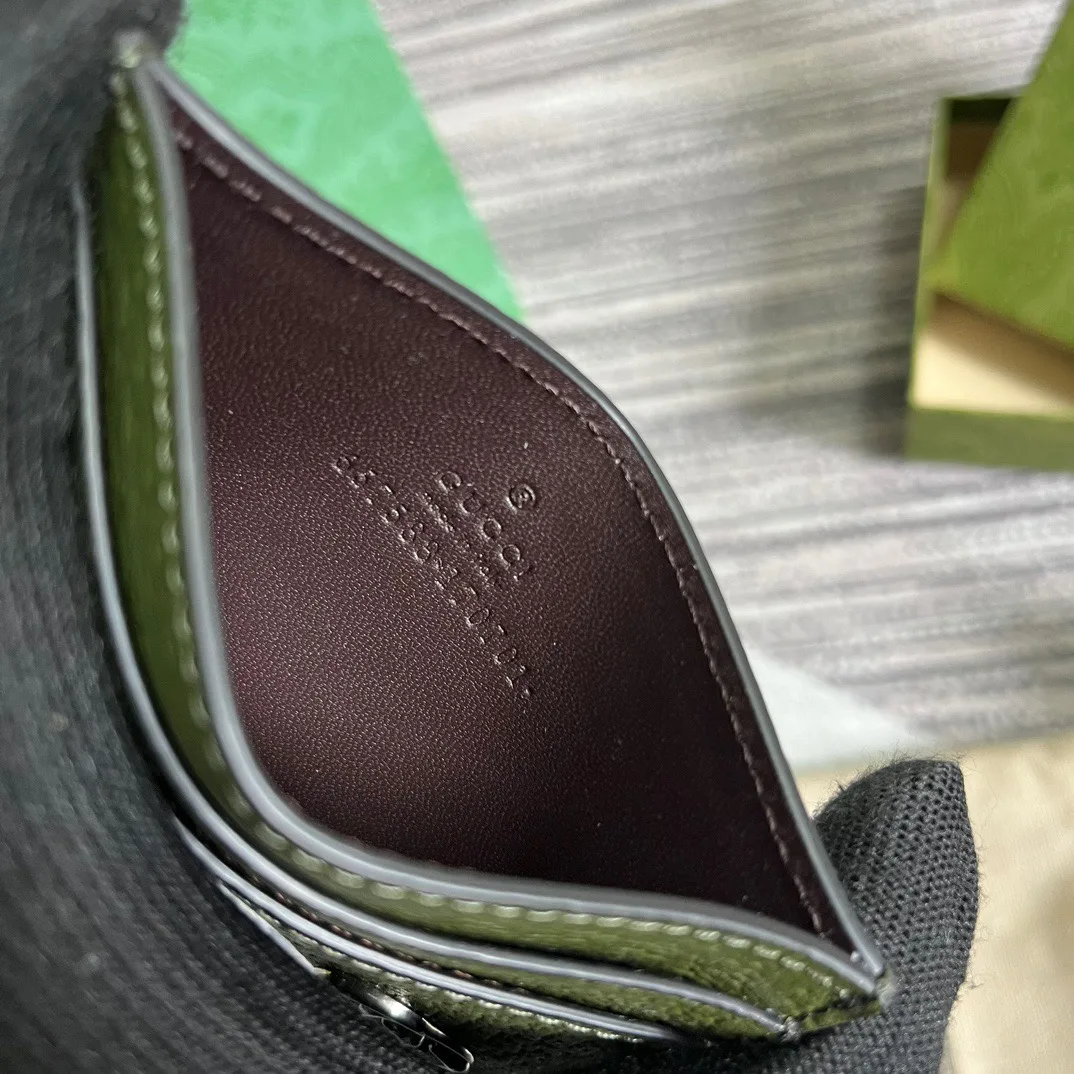 Gucci GG Marmont Card Case Green / - Image 10