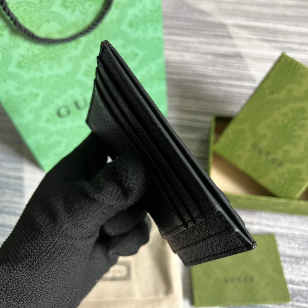 Gucci GG Marmont Card Case Black / - Image 7
