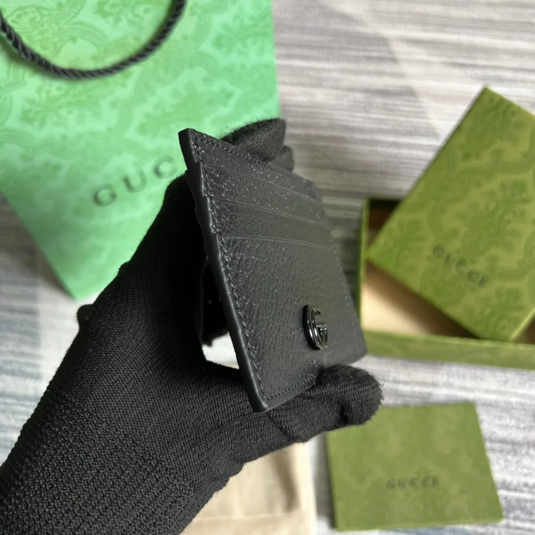 Gucci GG Marmont Card Case Black / - Image 4