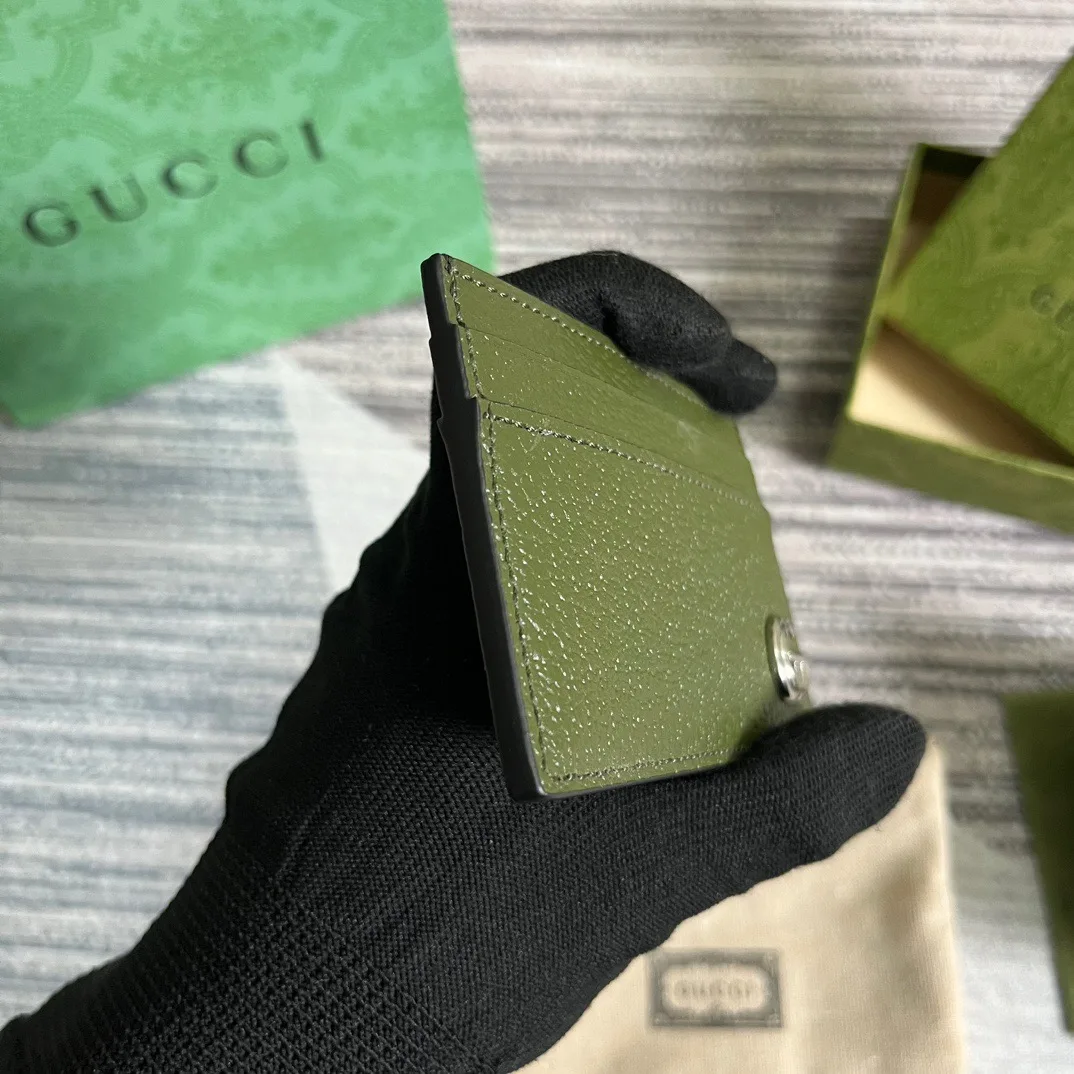 GG Marmont Card Case Green / - Image 4