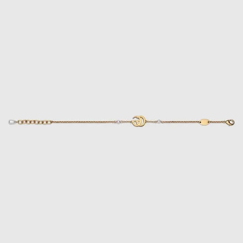 Gucci GG Marmont Chain Bracelet With Charm Gold Hardware - Image 5