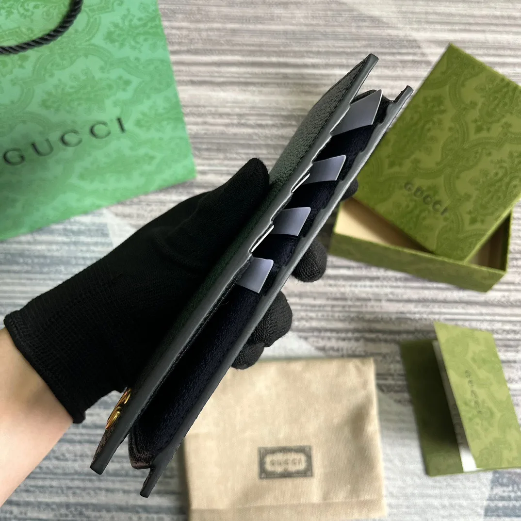 Gucci GG Marmont Long Wallet Black / - Image 5