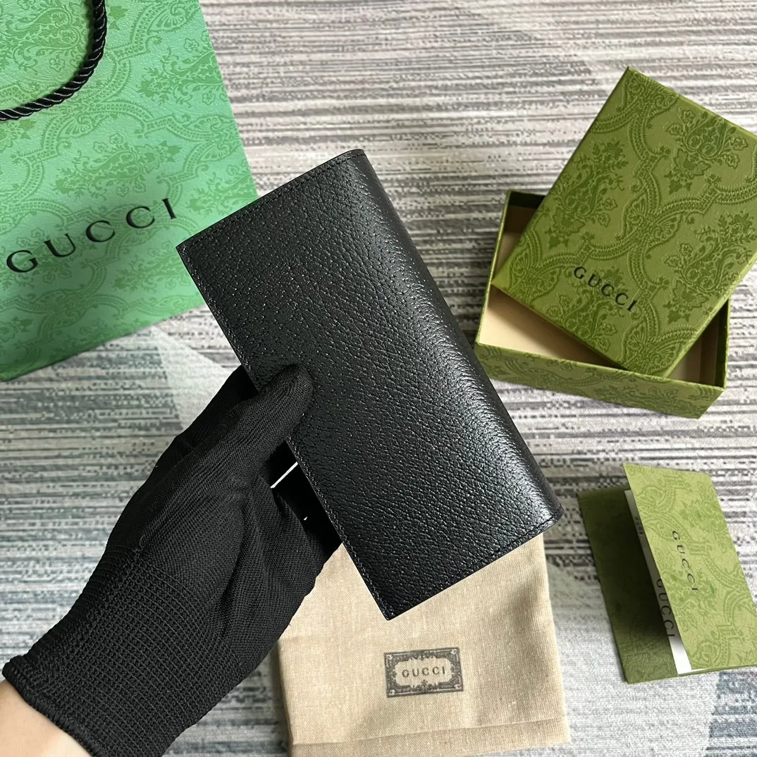Gucci GG Marmont Long Wallet Black / - Image 3