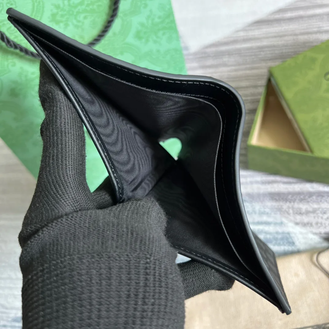 Gucci GG Microguccissima Bi-Fold Wallet Black / - Image 3