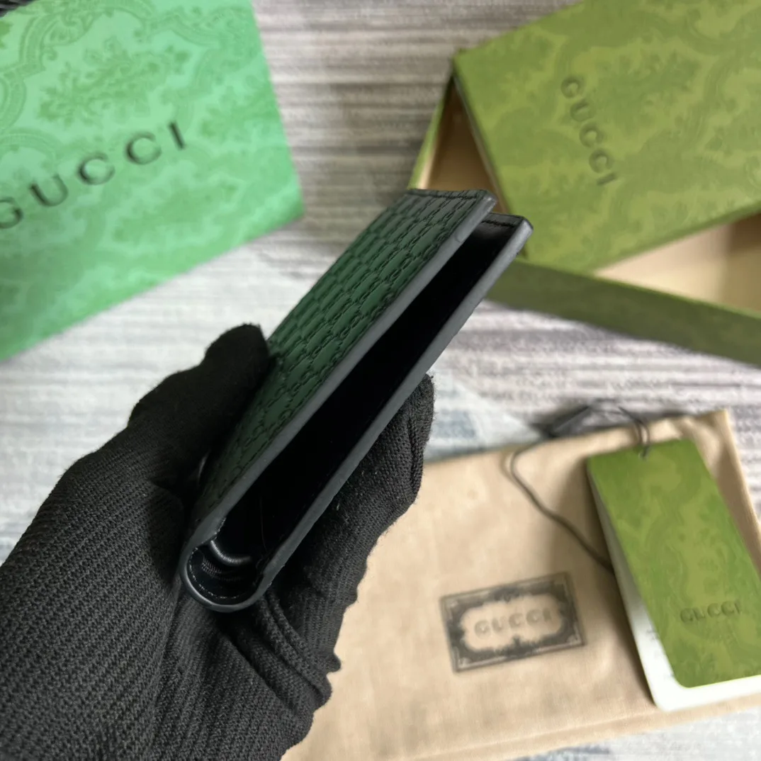 Gucci GG Microguccissima Bi-Fold Wallet Black / - Image 6