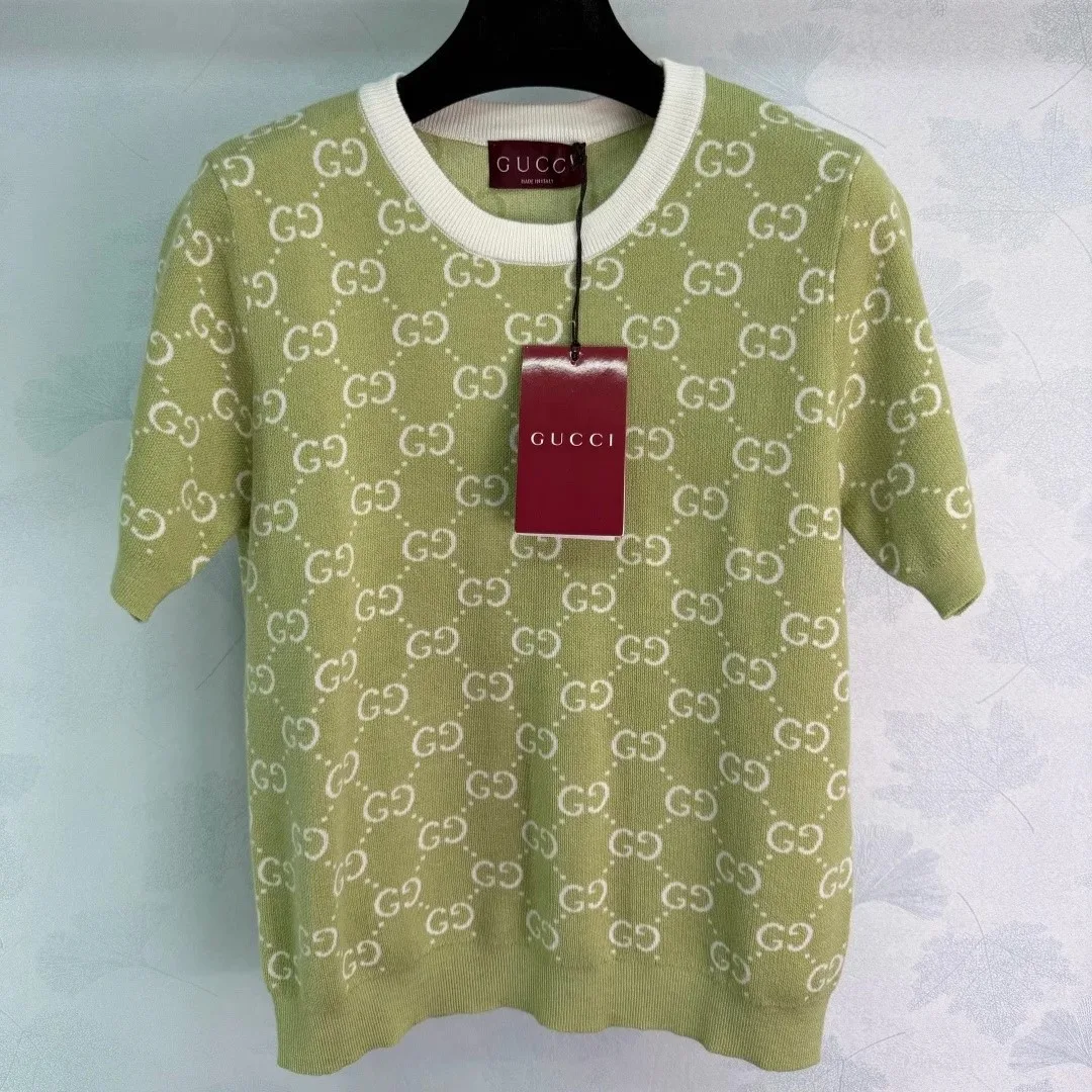 Alternative view of Gucci GG Monogram T-Shirt Sage Green