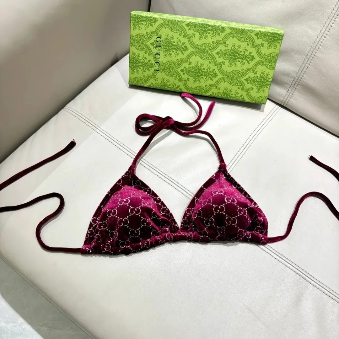 Gucci GG Sparkle Bikini Burgundy - Image 9