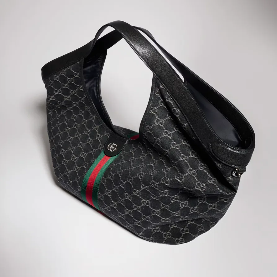 Gucci Giglio Large Tote Bag / Black Palladium Hardware - Image 8