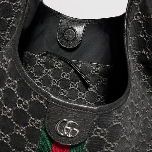 Gucci Giglio Large Tote Bag / Black Palladium Hardware - Image 10
