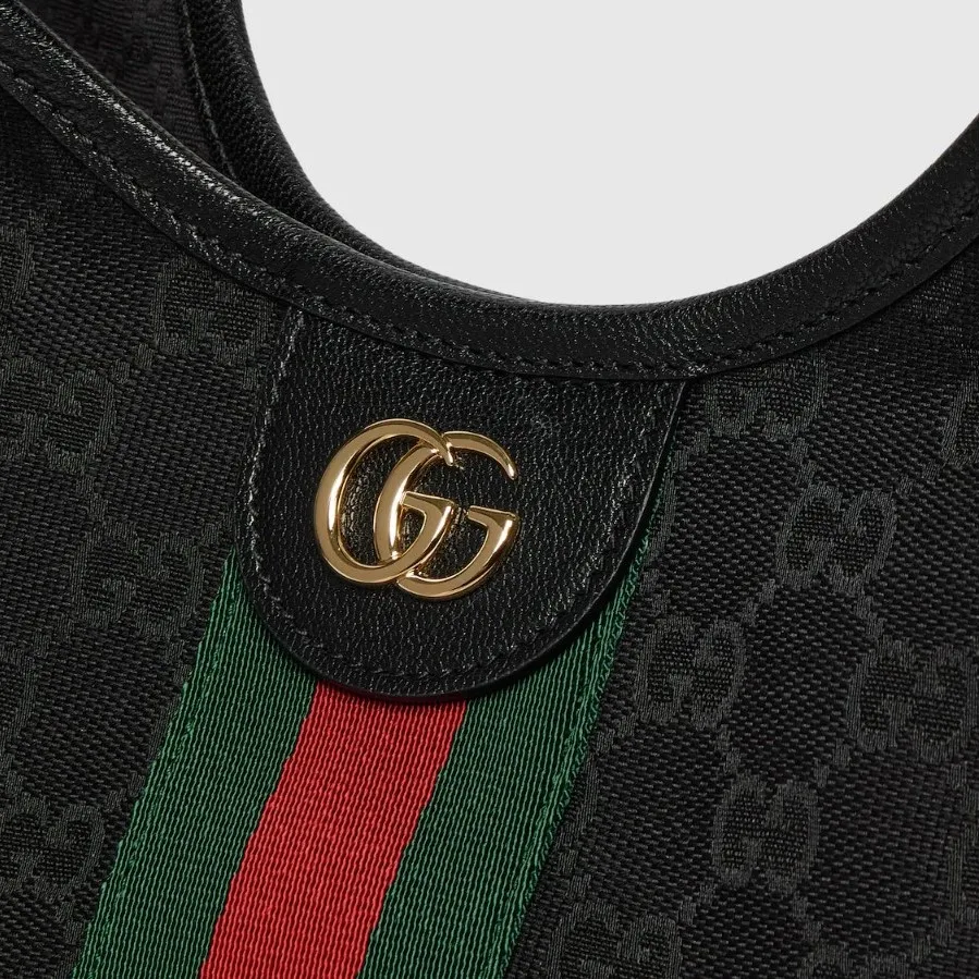 Alternative view of Gucci Giglio Small Tote Bag / Black Gold Hardware